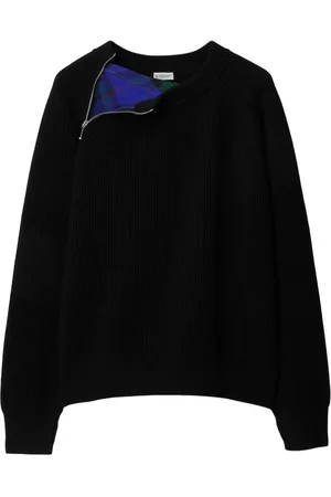 Burberry Zip-detail wool jumper
