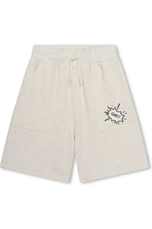 Kenzo Cartoon-print drawstring track shorts