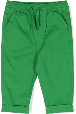 Stella McCartney Drawstring-waist cotton trousers