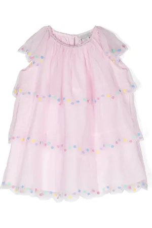 Stella McCartney Polka-dot tiered dress