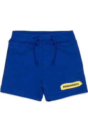 Dsquared2 Logo-print cotton track shorts