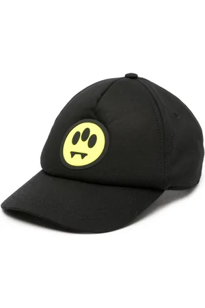 BARROW Rubberised-logo cotton cap