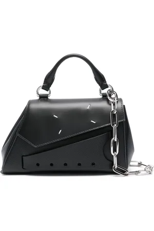 Maison Margiela Snatched leather tote bag