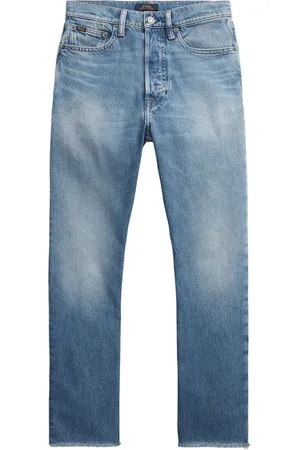Ralph Lauren Logo-tag high-rise cropped jeans