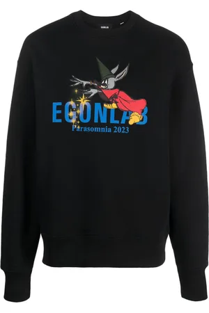 EgonLab Logo-print cotton sweatshirt