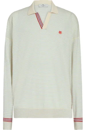 Etro Pegaso striped polo shirt