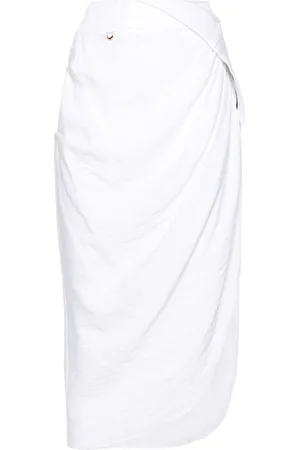 Jacquemus La Jupe asymmetric midi skirt