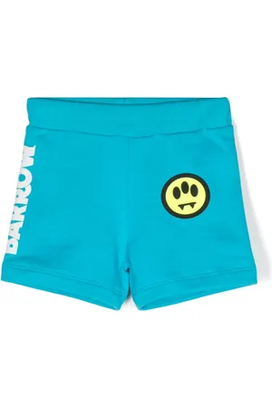 BARROW Logo-print cotton shorts