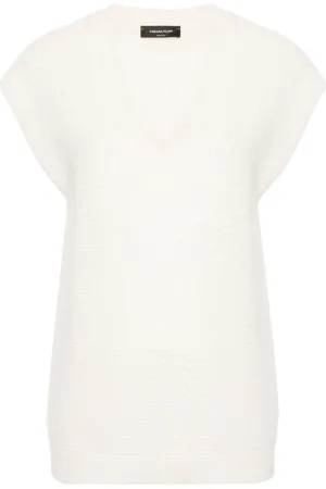Fabiana Filippi V-neck knitted vest