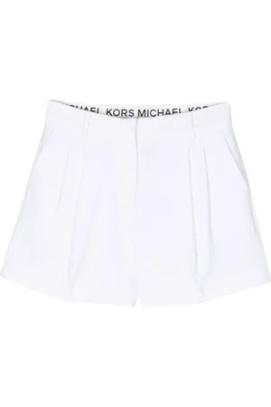 Michael Kors Crepe pleated shorts