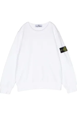 Stone Island Compass-badge cotton sweatshirt