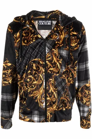 VERSACE Baroque zip-up hoodie