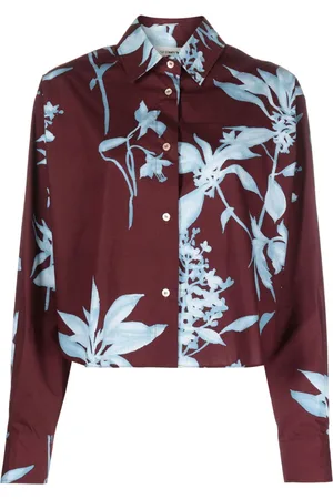FORTE FORTE Floral-print cotton shirt