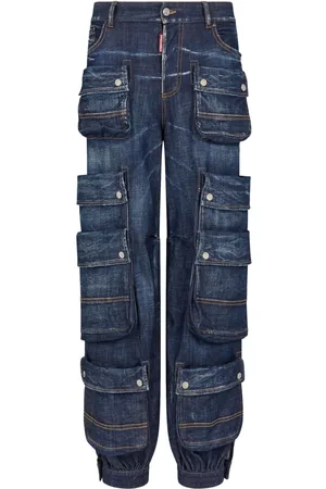 Dsquared2 Tapered cargo-pocket jeans