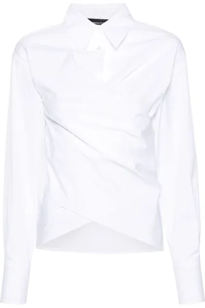 Fabiana Filippi Tied cropped shirt