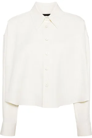 Fabiana Filippi Buttoned linen blend shirt