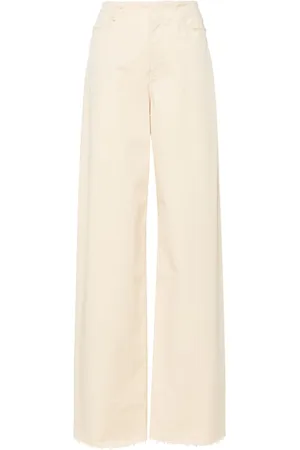 Maison Margiela Distressed wide-leg trousers