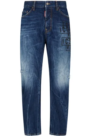 Dsquared2 Icon-print straight-leg jeans