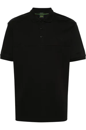 HUGO BOSS Logo-print cotton polo shirt