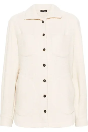 Kiton Button-up cashmere-blend shirt jacket