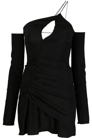 Nº21 Cold-shoulder design mini dress