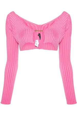 Jacquemus La Maille ribbed shrug cardigan