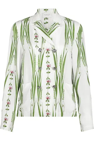 Giambattista Valli Jardin du Cap floral-print twill blouse