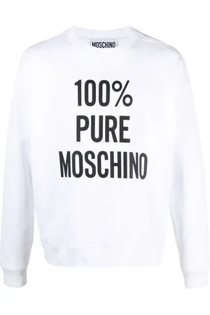 Moschino Logo-print cotton sweatshirt