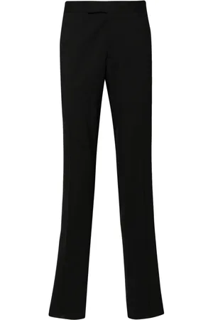 LARDINI Twill tapered-leg tailored trousers
