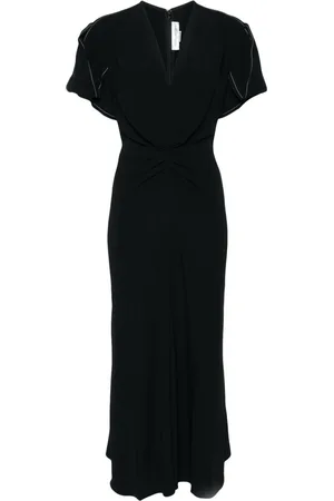 Victoria Beckham Gathered-detail dress