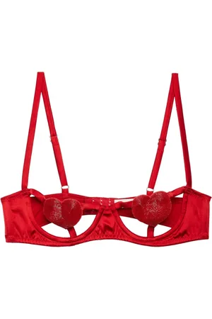 FLEUR DU MAL Queen of Hearts balconette bra