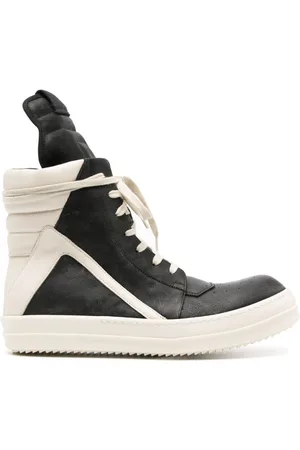 Rick Owens Geobasket high-top leather sneakers