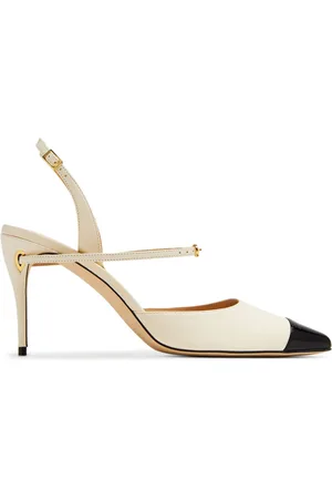 Jennifer Chamandi 85mm Vittorio colour-block pumps