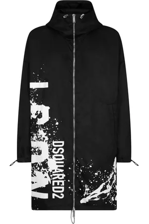 Dsquared2 Logo-print hooded coat