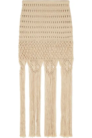 Alanui A Love Letter To India crochet skirt