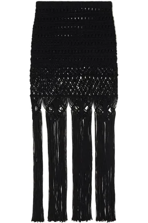 Alanui A Love Letter To India crochet skirt