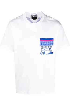 VERSACE Barocco-print cotton T-shirt