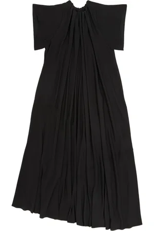 Maison Margiela Gathered short-sleeve maxi dress
