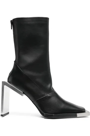 HELIOT EMIL 105mm square-toe leather boots
