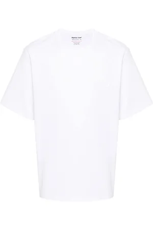 MARTINE ROSE Reflective-logo cotton T-shirt