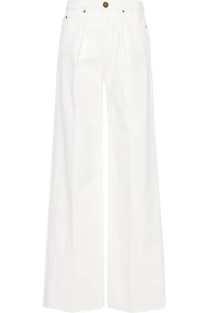 Pinko High-waisted wide-leg jeans