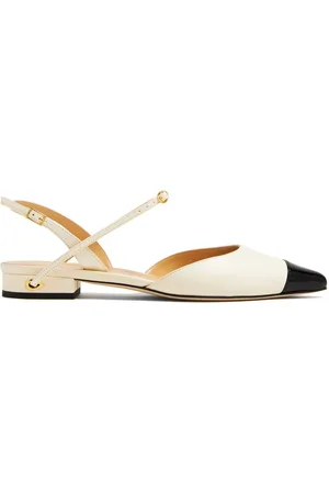 Jennifer Chamandi Bi-colour leather ballerina shoes
