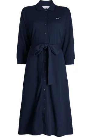 Lacoste Logo-appliqué cotton dress