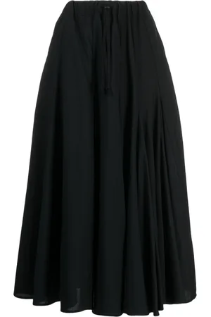 YOHJI YAMAMOTO High-waisted wool midi skirt