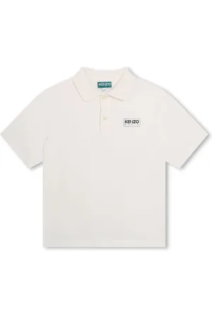 Kenzo Logo-print piqué-weave polo shirt