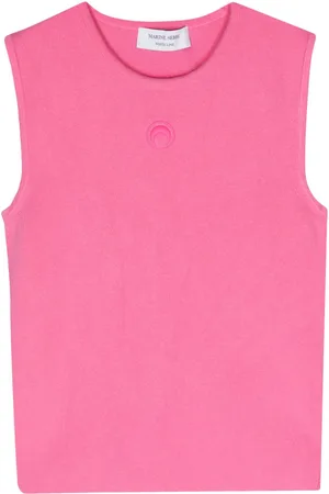 Marine Serre Core knitted tank top