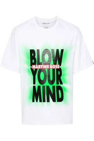 MARTINE ROSE Logo-print cotton T-shirt
