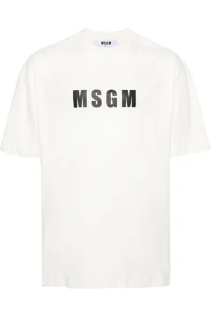 Msgm Logo-print cotton T-shirt