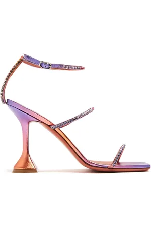 Amina Muaddi Gilda 95mm crystal-embellished sandals