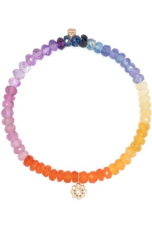 Sydney Evan 14kt yellow beaded bracelet